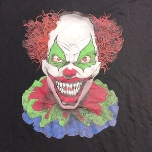 Halloween clown men's XL t shirt